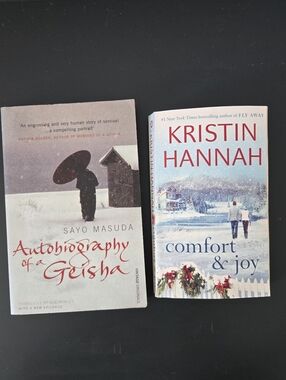 Book Bundle- Kristin Hannah
Comfort & Joy, Sayo Masuda
Autobiography Of A Geisha